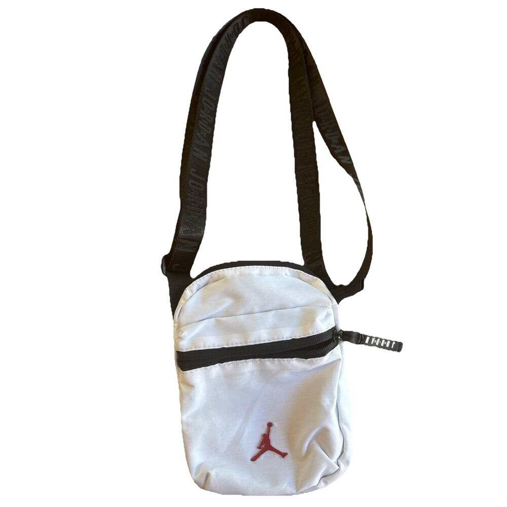 Nike Air‎ Jordan Festival Crossbody Bag Jumpman Unisex White